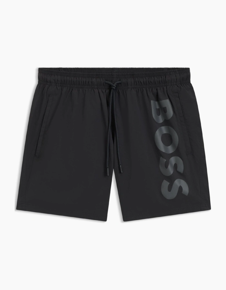 Octopus Logo Print Swim Shorts