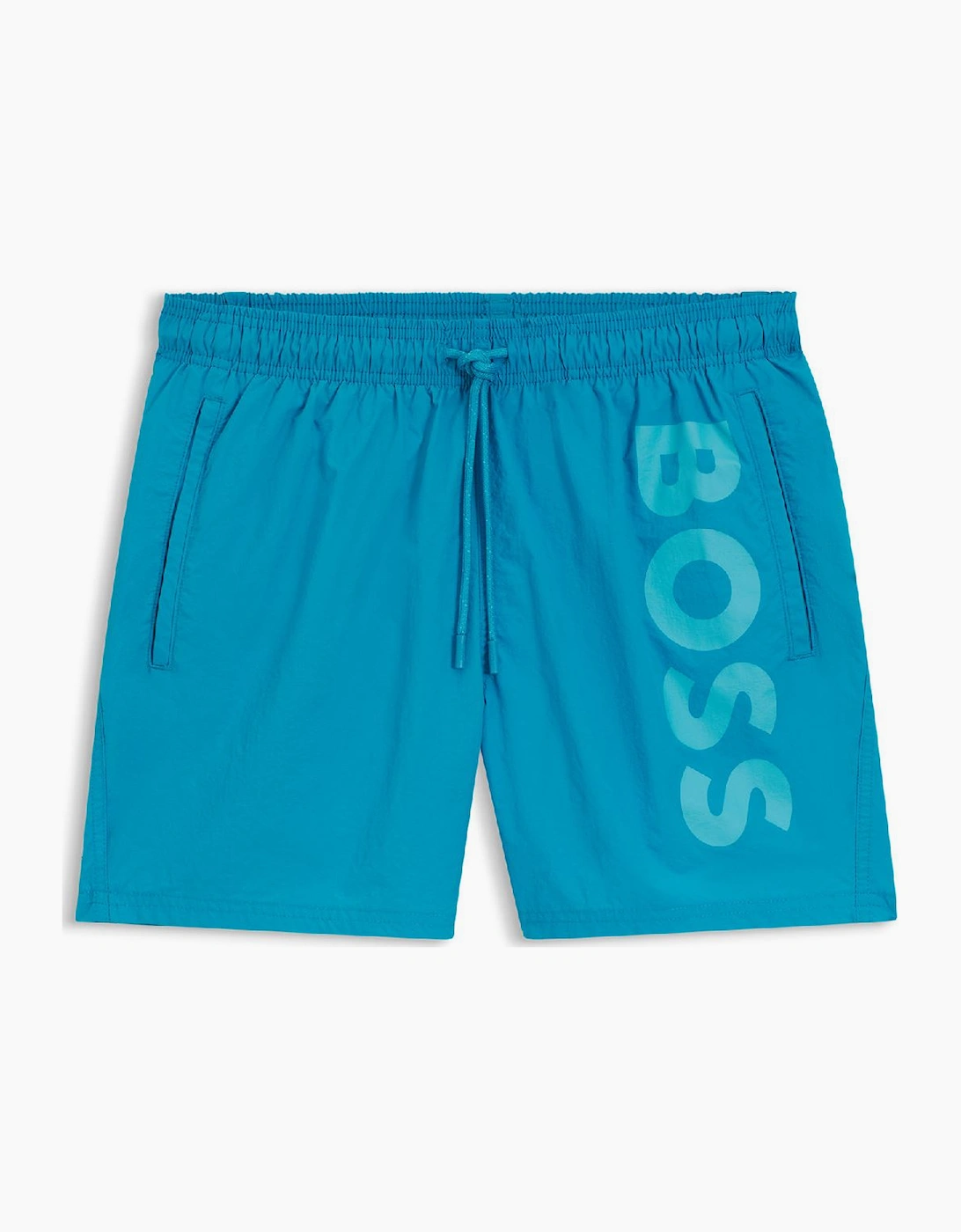 Octopus Logo Print Swim Shorts, 2 of 1