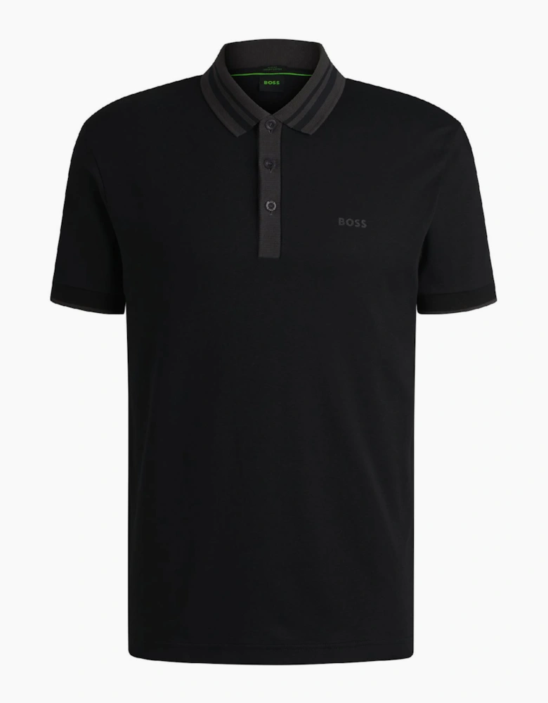 Paule Tape Stripe Collar Polo Shirt