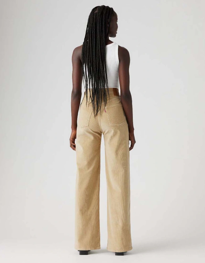 Ribcage Wide Leg Corduroy Trousers