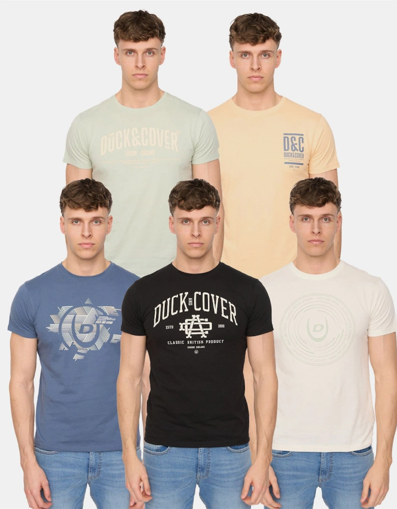 Haltecks 5 Pack T-Shirts