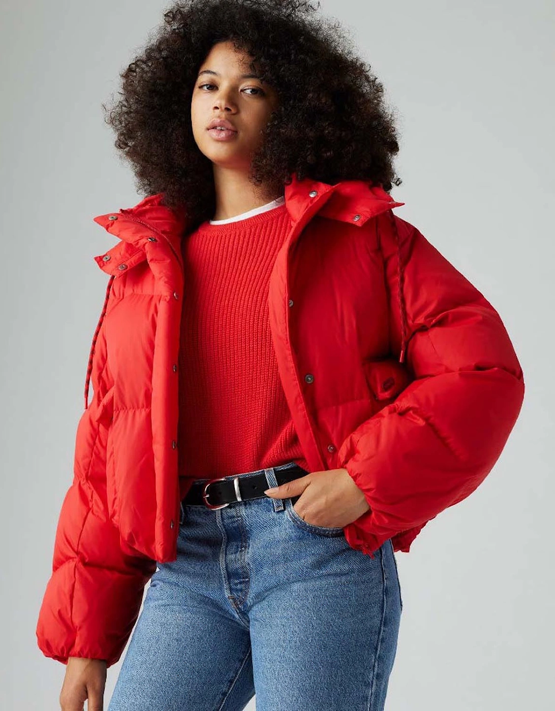 Western Short Bubble Puffer Jacket