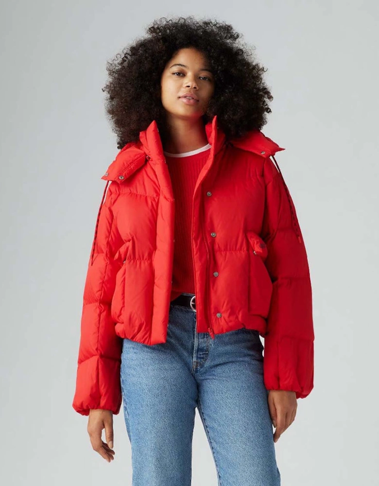 Western Short Bubble Puffer Jacket