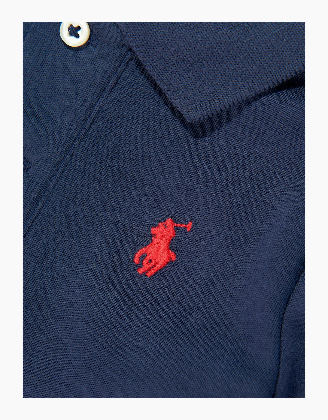 Baby Boys Logo Polo Shirt in Navy