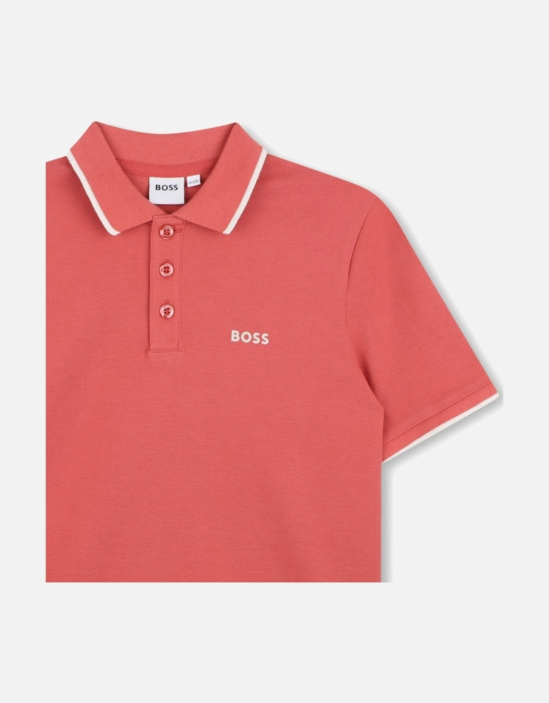 BOSS S/SLEEVE RASBERRY POLO SHIRT J53169