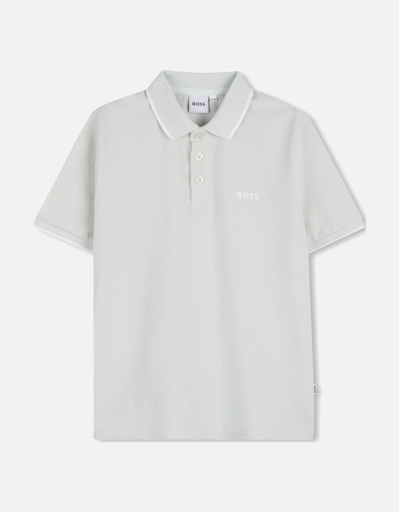 BOSS  S/SLEEVE SPROUT GREEN POLO SHIRT J53169