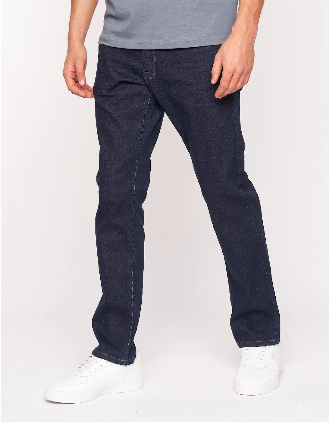 Cadman Raw Straight-Fit Jeans - Cadman Straight-Fit Jeans