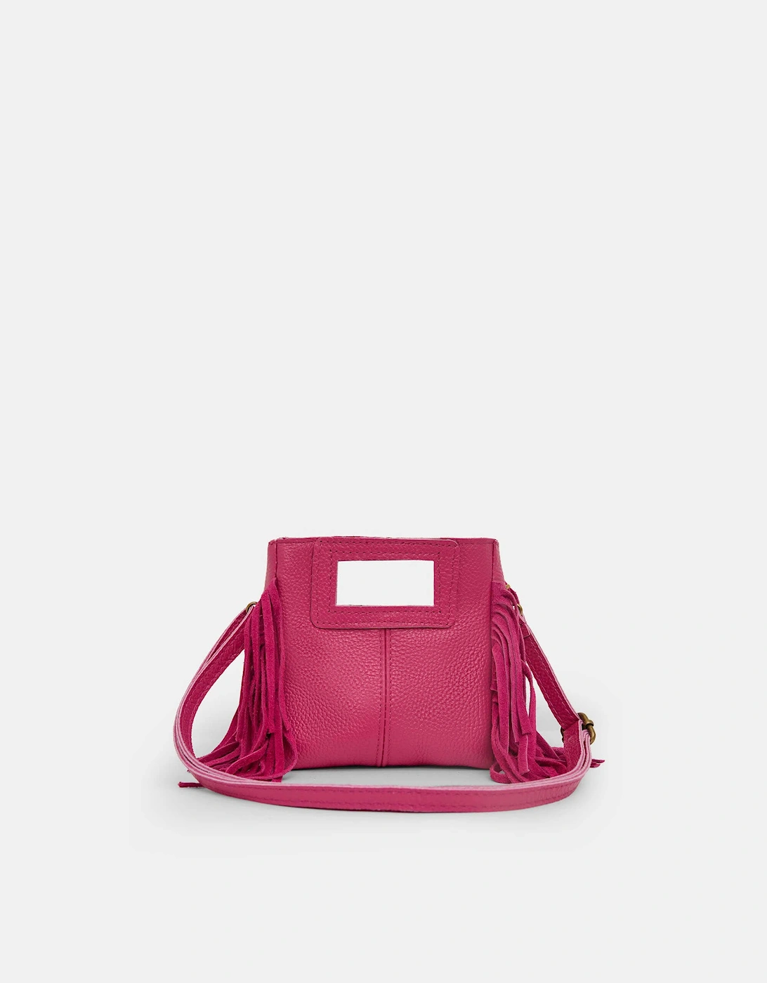Fuchsia Fringe Bag