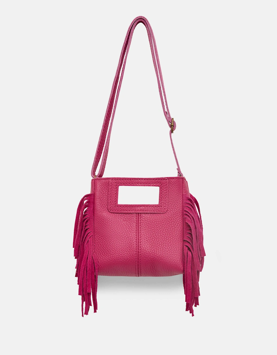 Fuchsia Fringe Bag, 5 of 4