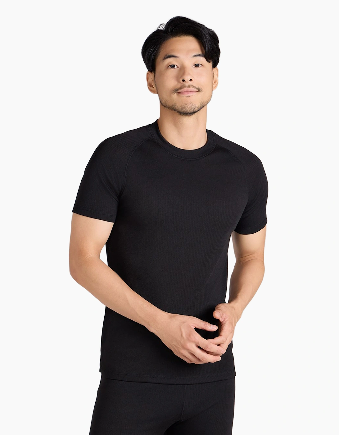Mens Talus Round Neck Short-Sleeved Thermal Top