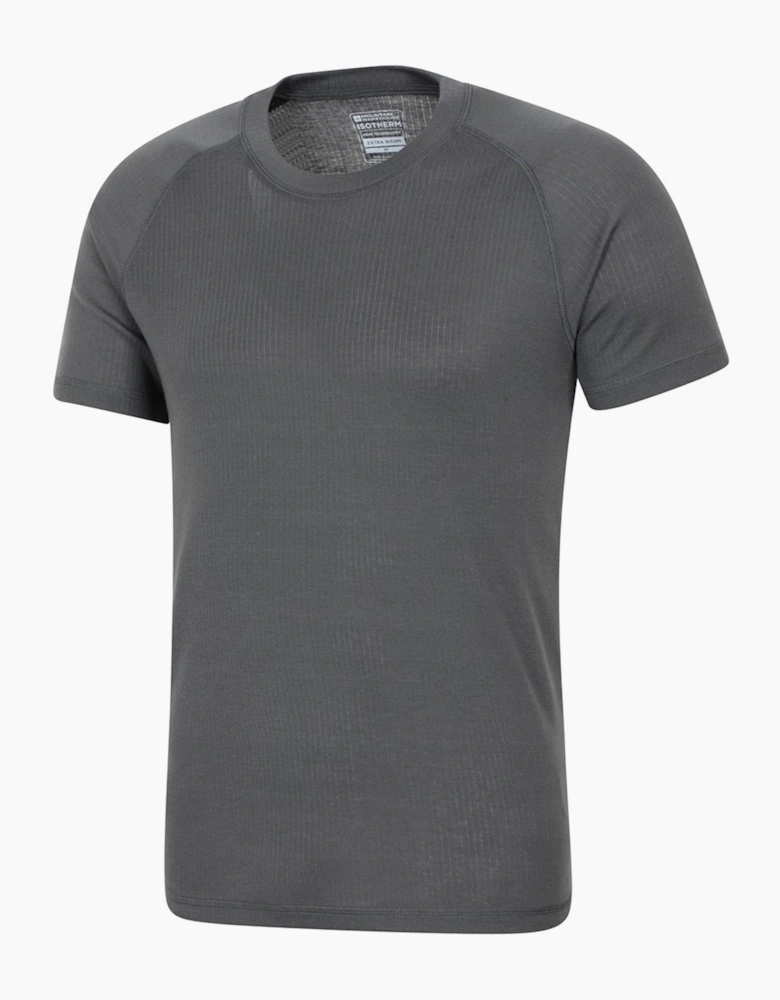 Mens Talus Round Neck Short-Sleeved Thermal Top