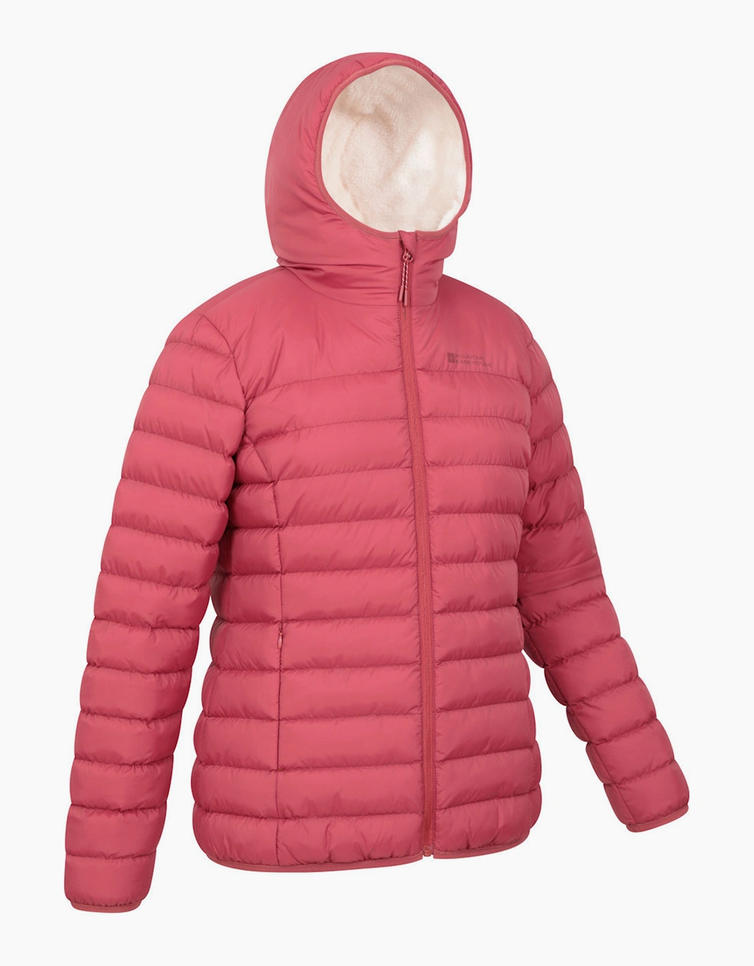Womens/Ladies Faux Fur Lined Padded Jacket
