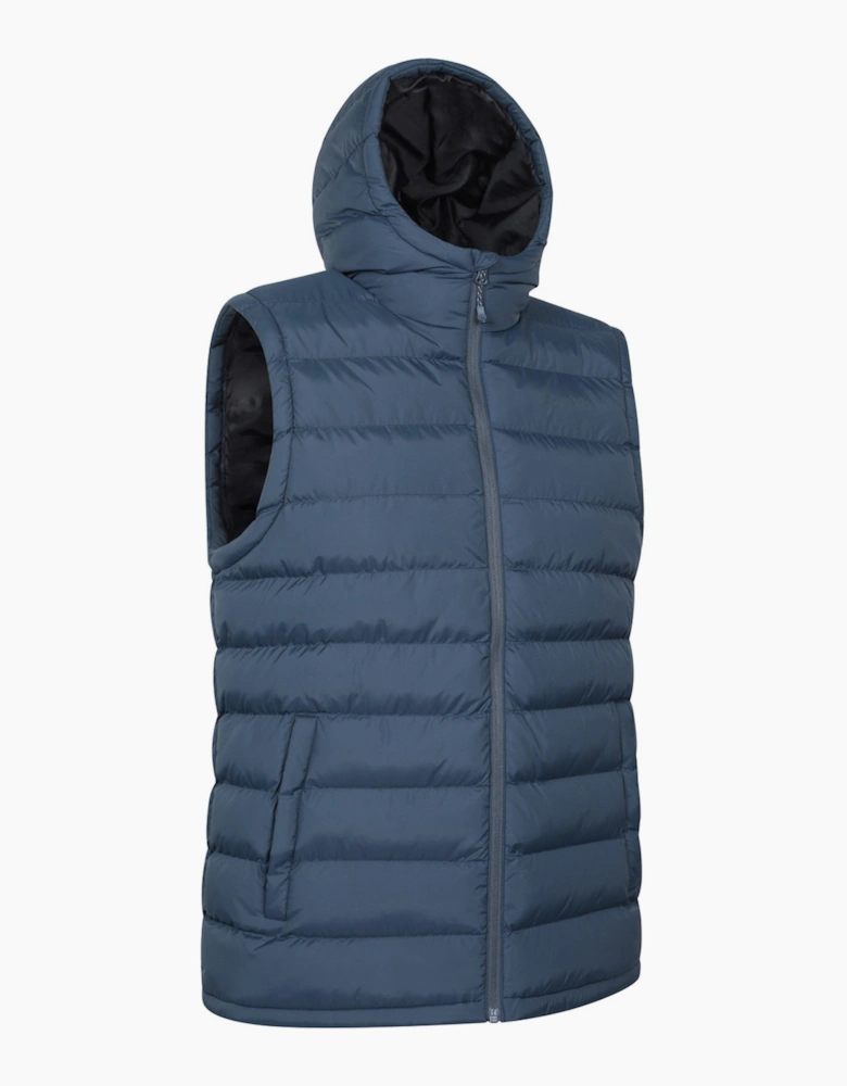 Mens Seasons Hooded Padded Gilet