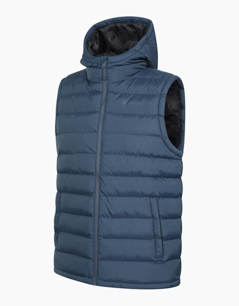 Mens Seasons Hooded Padded Gilet