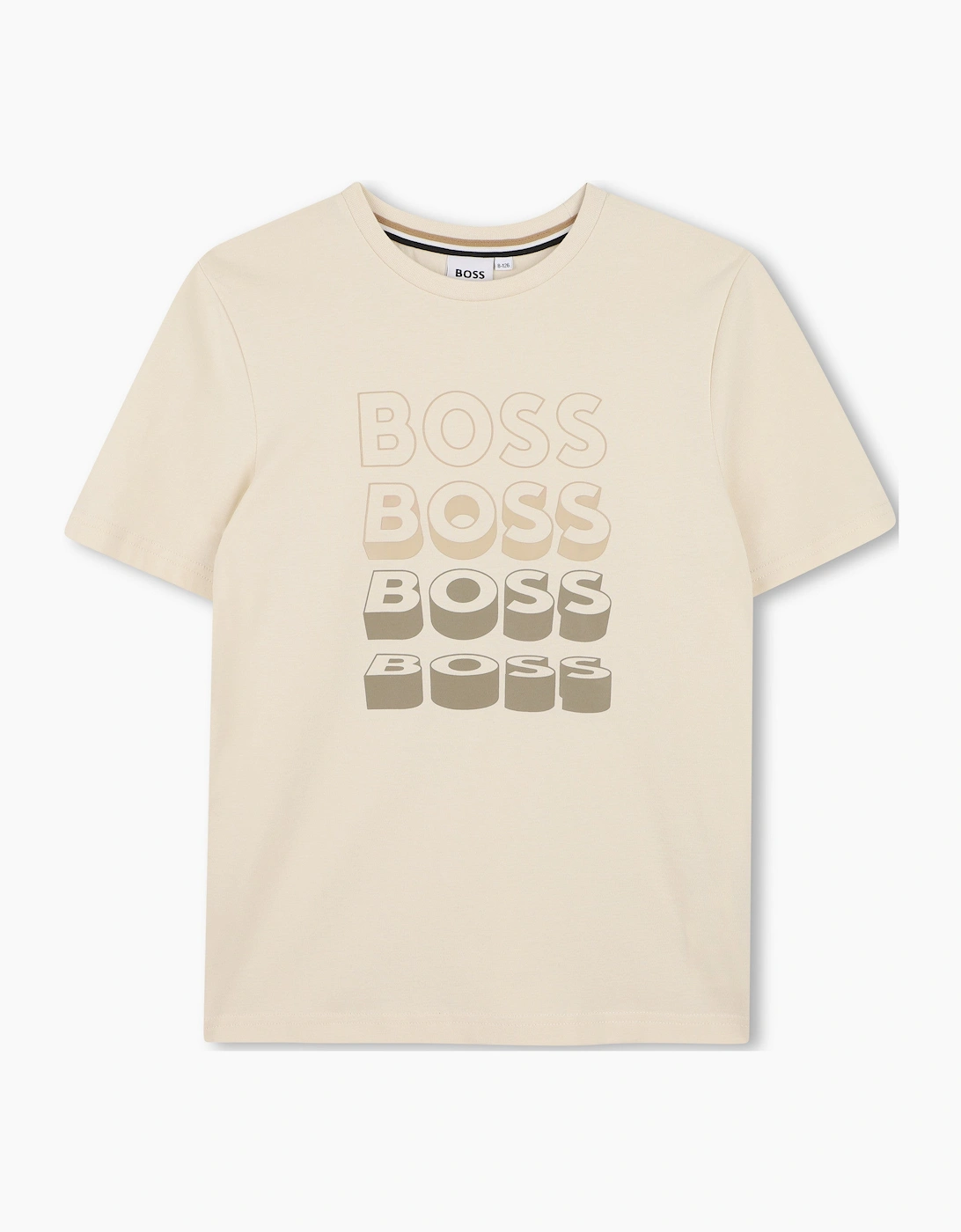 BOSS SAND REPEAT LOGO T SHIRT J52982, 4 of 3