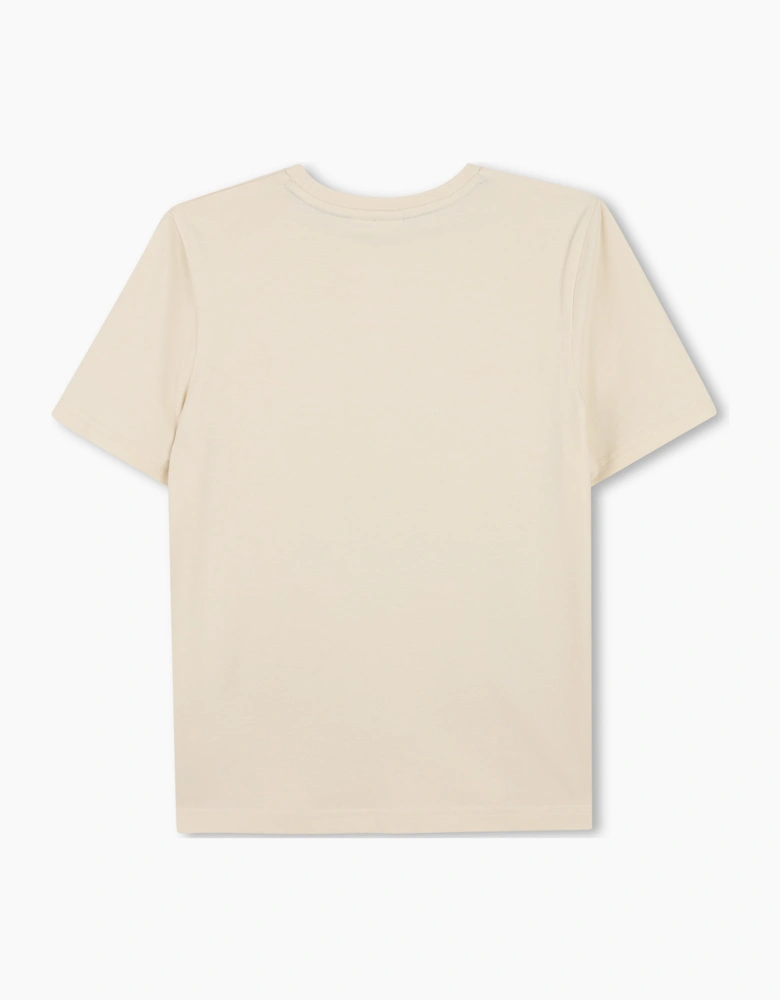 BOSS SAND REPEAT LOGO T SHIRT J52982