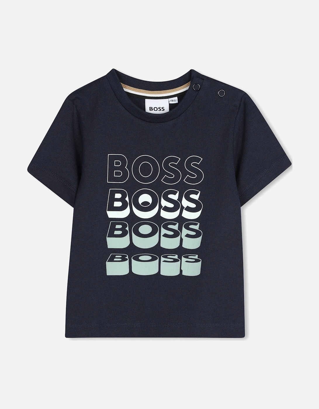 BOSS BABY/TODDLER NAVY T SHIRT J52889, 4 of 3