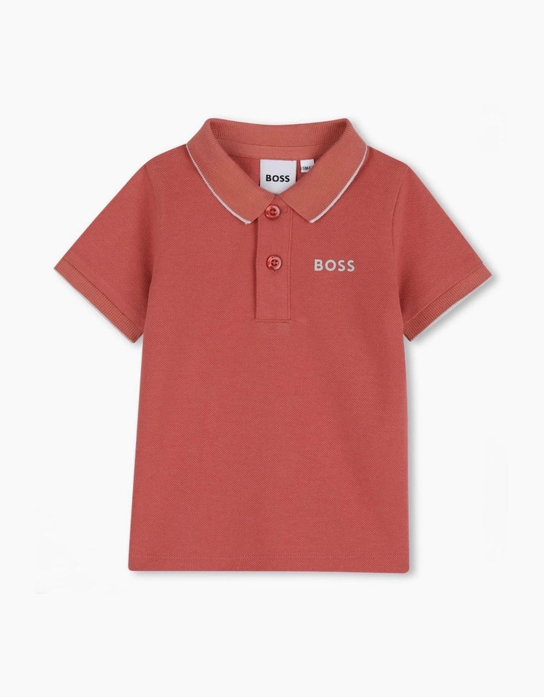 BOSS BABY/TODDLER RASBERRY POLO SHIRT J52713, 4 of 3