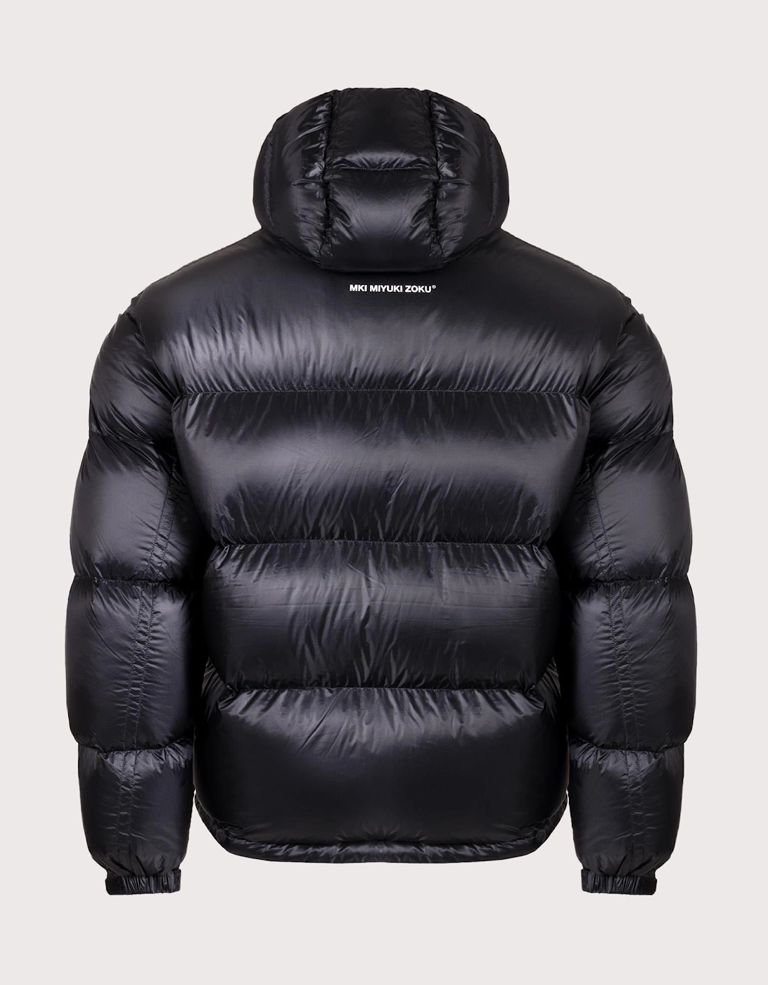 Translucent Hooded Bubble Jacket