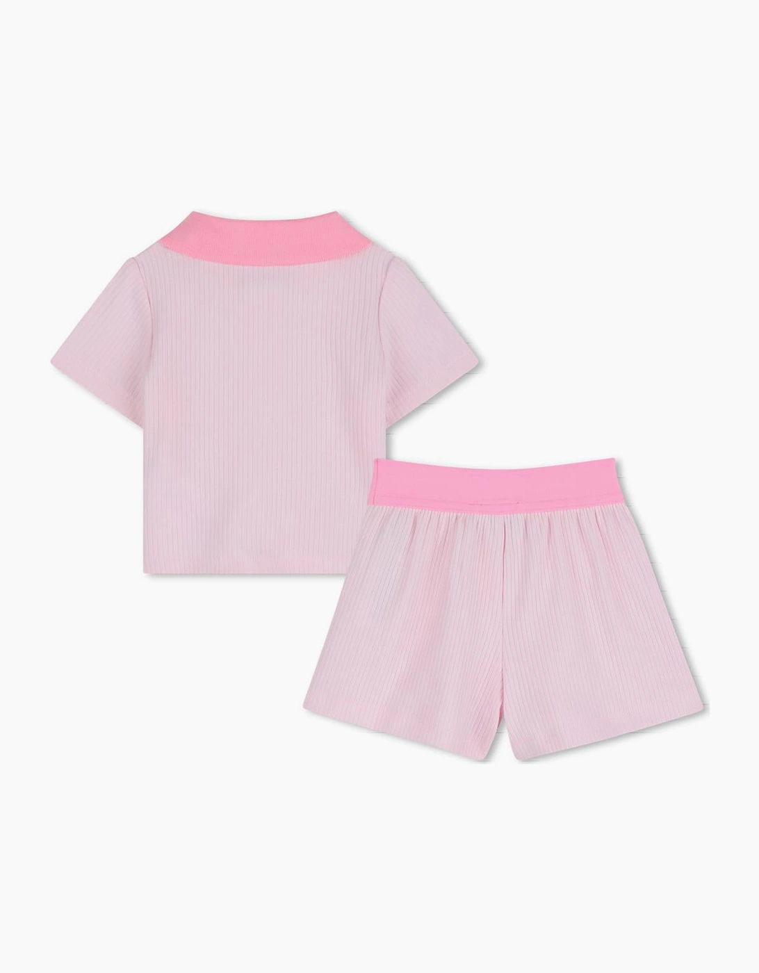 BOSS BABY/TODDLER GIRL PINK 2 PCE SET J53062
