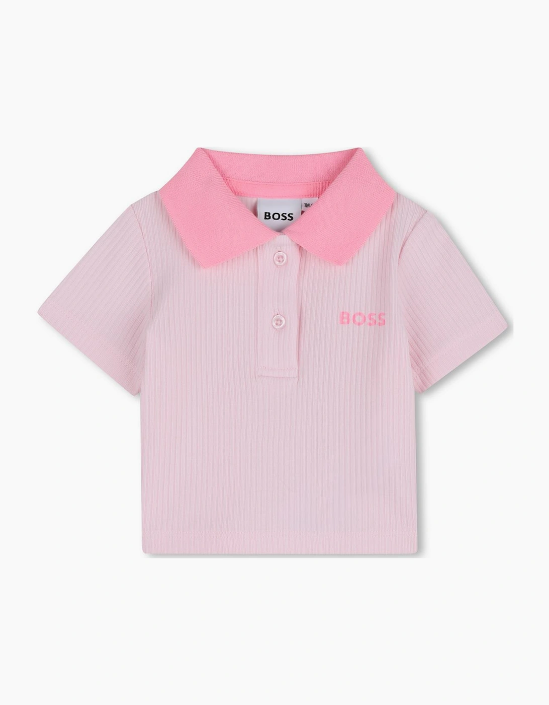 BOSS BABY/TODDLER GIRL PINK 2 PCE SET J53062