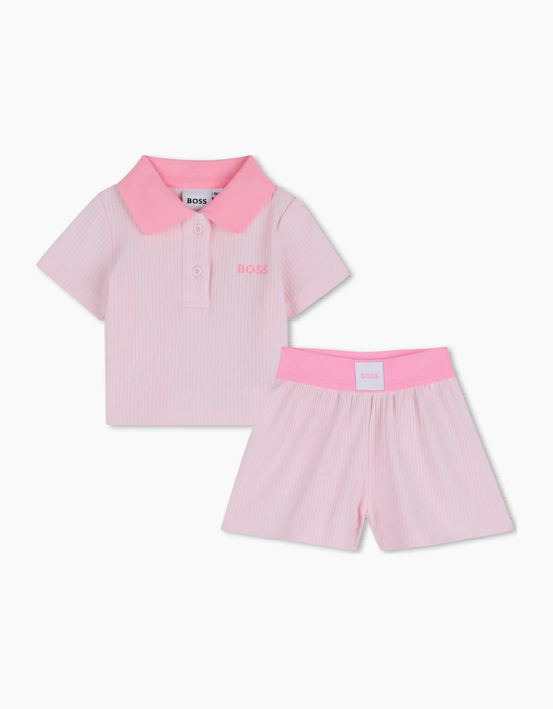 BOSS BABY/TODDLER GIRL PINK 2 PCE SET J53062, 9 of 8