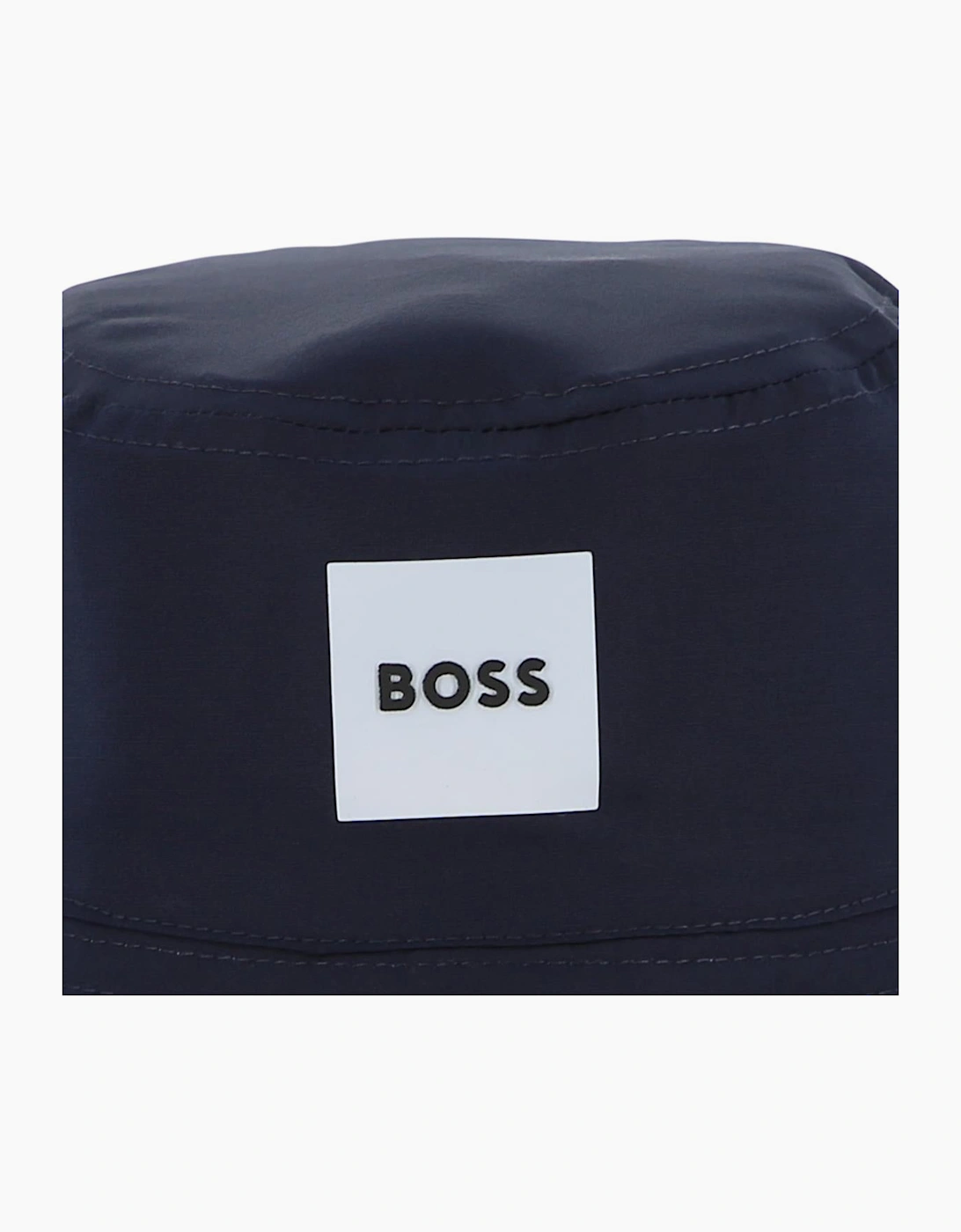 BOSS BABY/TODDLER BLUE REVERSIBLE BUCKET HAT J53140