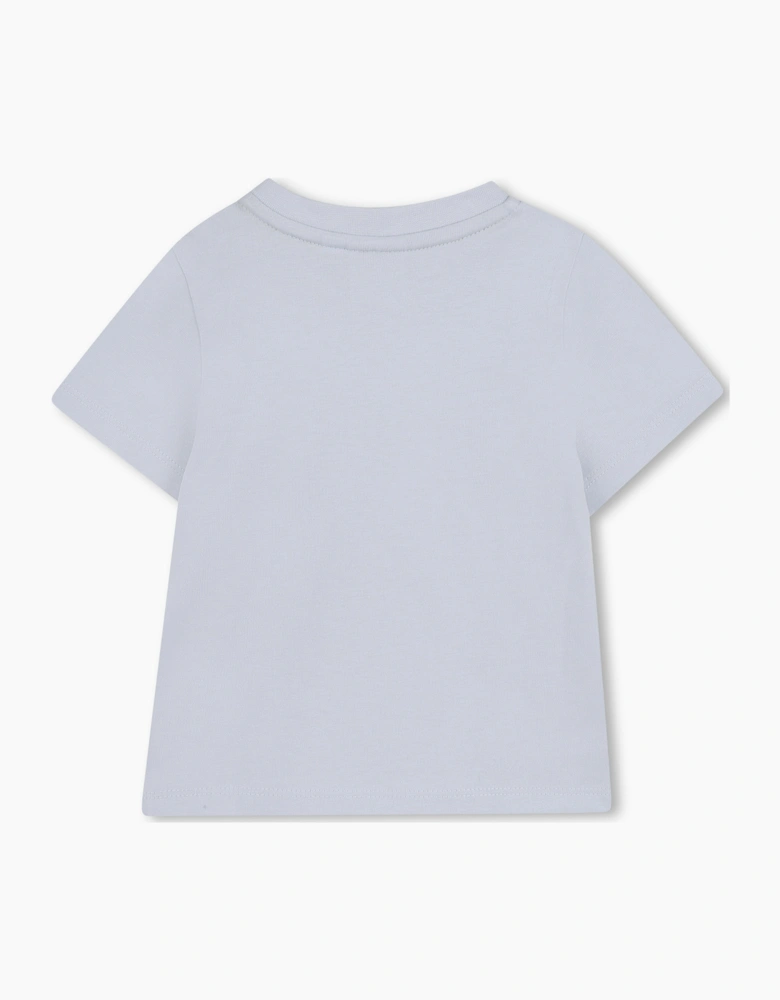 BOSS BABY/TODDLER PALE BLUE GRAPHIC T SHIRT J52879