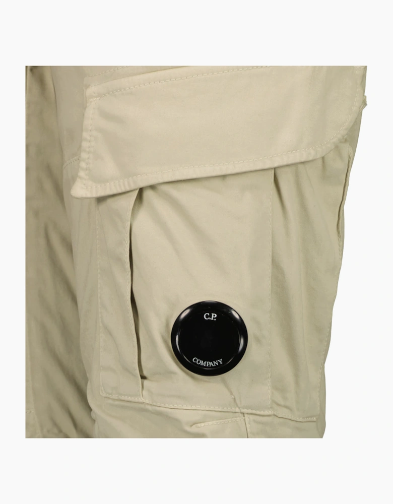 Stretch Satin Lens Cargo Pants