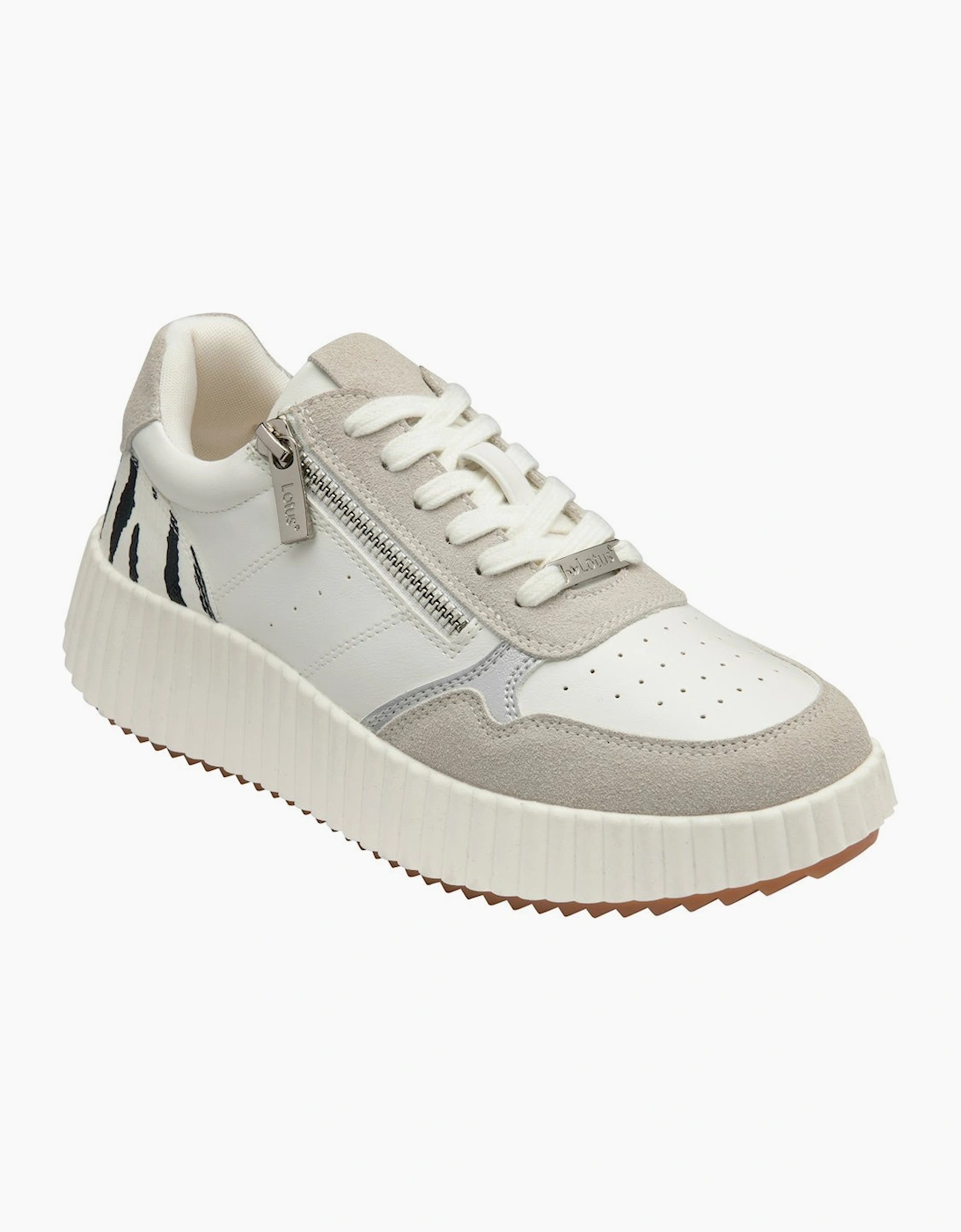 Lotus Women's Tan Paige Trainers - Size: 4