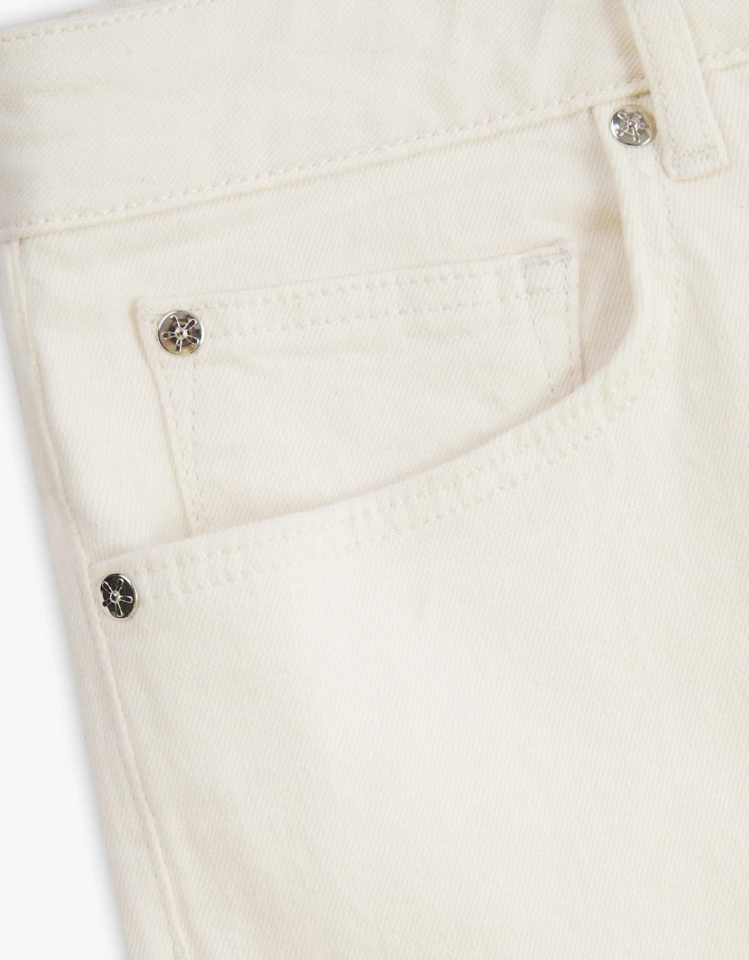 Vingt Quatre Taper Fit Chalk White Jeans