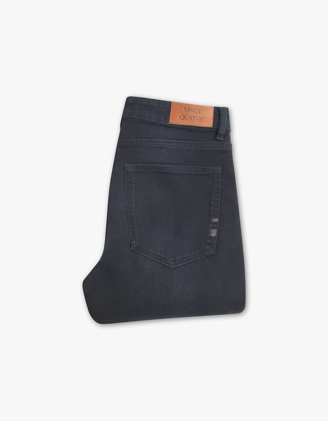 Vingt Quatre Slim Fit Blue Black Jeans