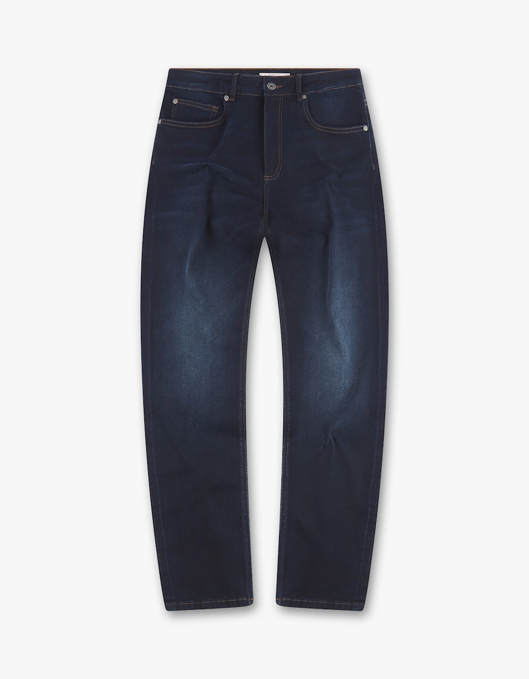 Vingt Quatre Denim Men's Blue Vingt Quatre Slim Fit Indigo Rinse Jeans - Size: 31/32