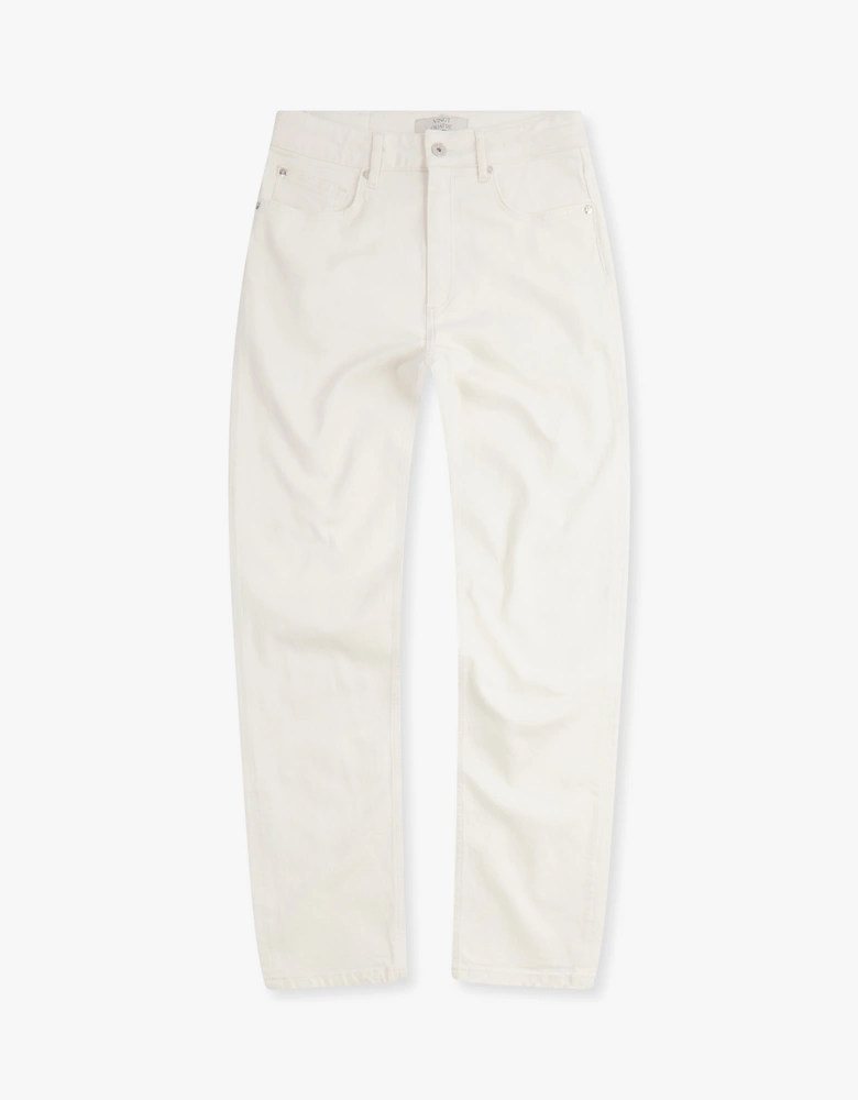 Vingt Quatre Taper Fit Chalk White Jeans