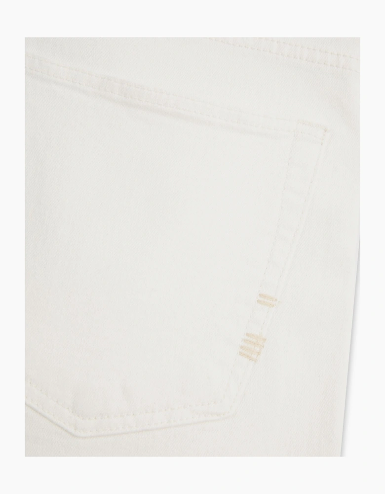 Vingt Quatre Slim Fit Chalk White Garment Dye Jeans
