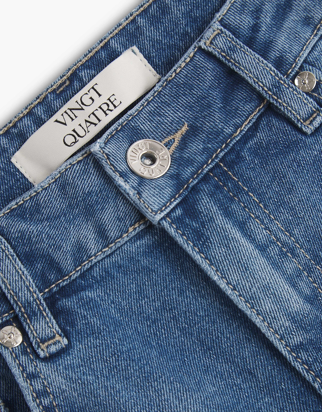 Vingt Quatre Slim Fit Light Blue Jeans