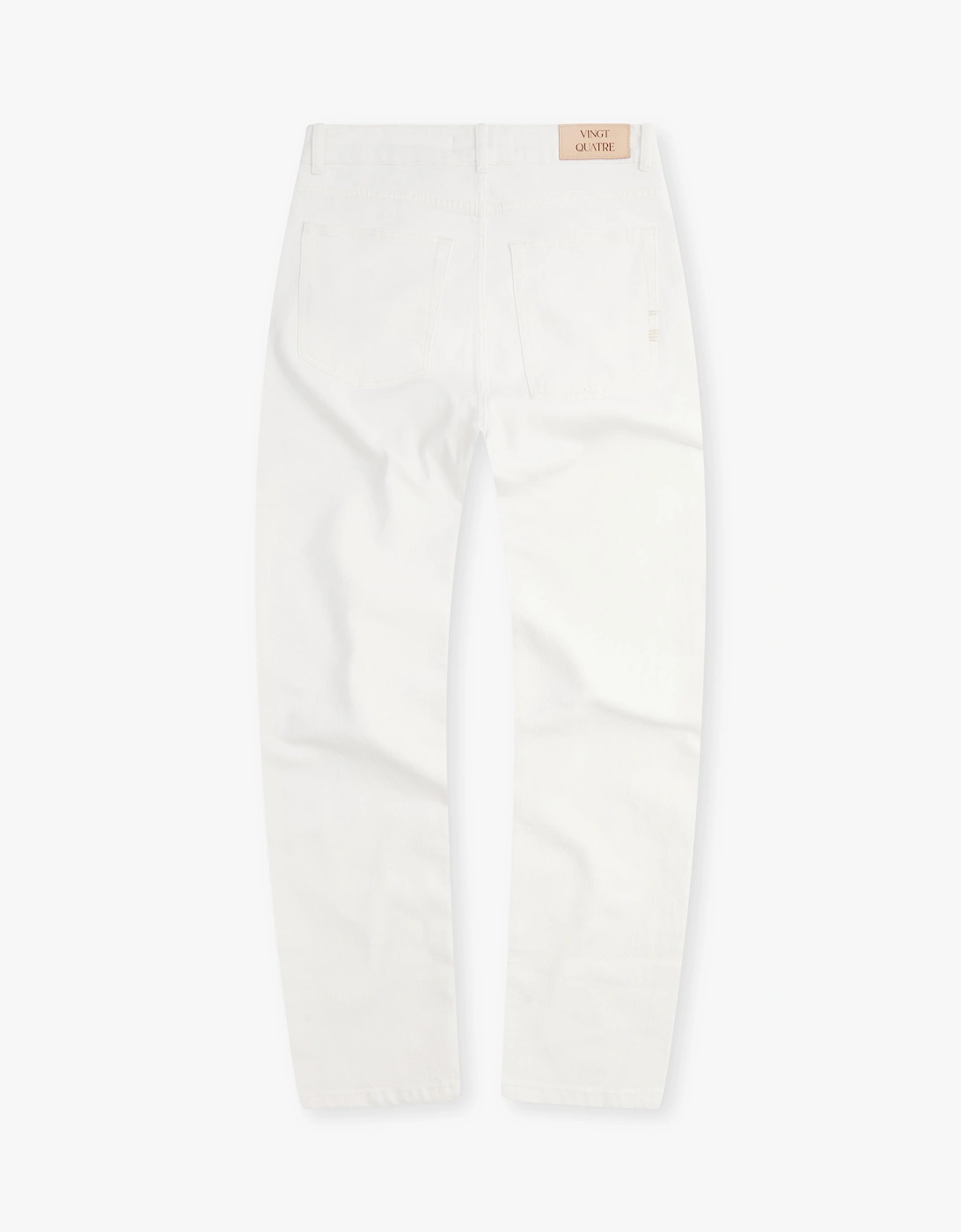 Vingt Quatre Slim Fit Chalk White Garment Dye Jeans