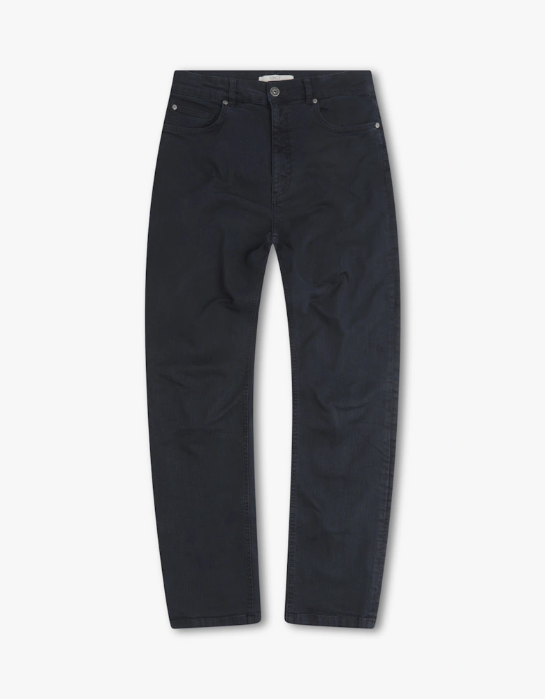 Vingt Quatre Slim Fit Navy Garment Dye Jeans