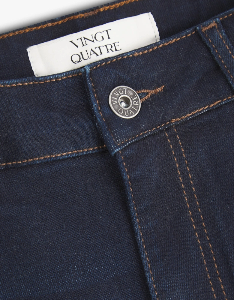 Vingt Quatre Taper Fit Indigo Rinse Jeans
