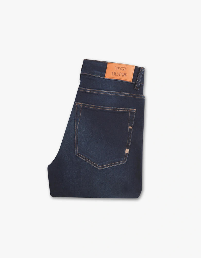 Vingt Quatre Taper Fit Indigo Rinse Jeans