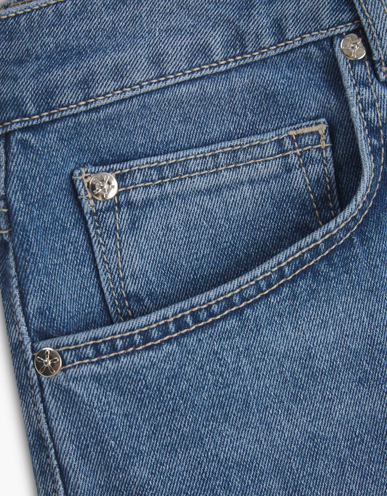 Vingt Quatre Taper Fit Light Blue Jeans