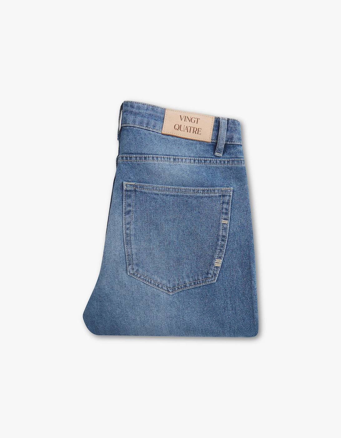 Vingt Quatre Taper Fit Light Blue Jeans