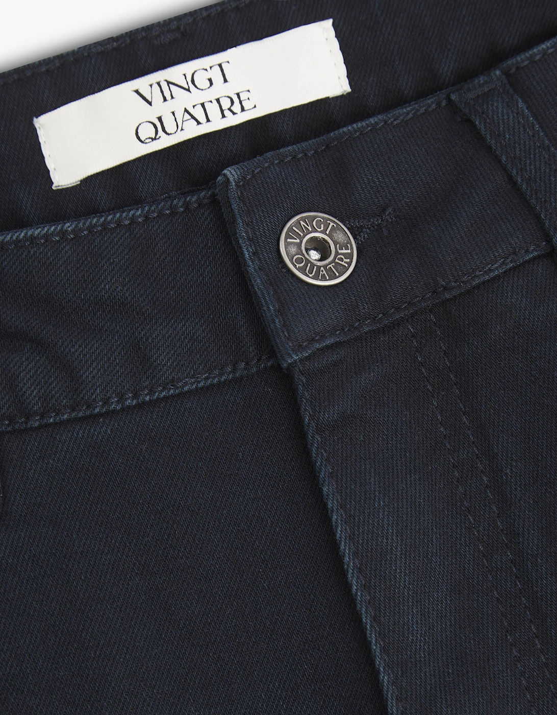 Vingt Quatre Taper Fit Blue Black Jeans
