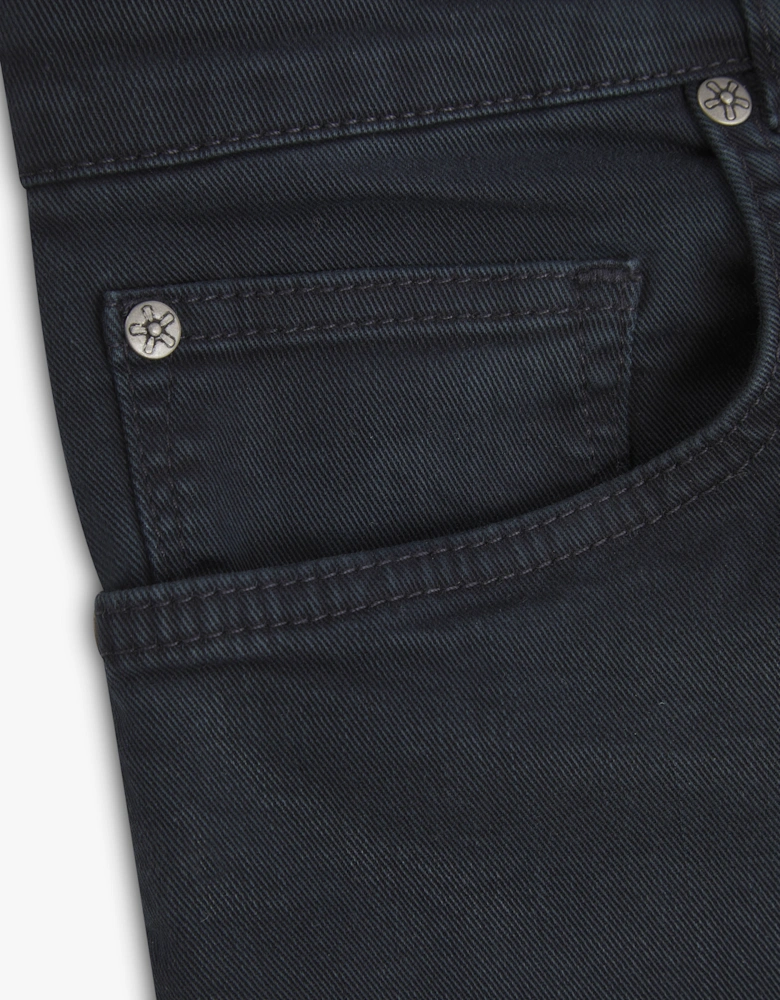 Vingt Quatre Slim Fit Navy Garment Dye Jeans