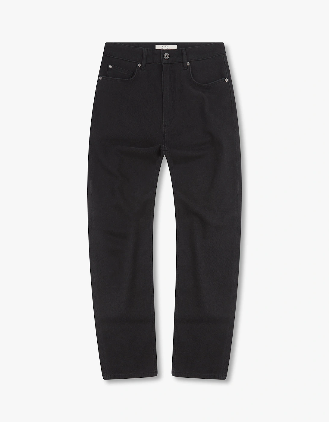 Vingt Quatre Denim Men's Black Vingt Quatre Slim Fit Washed Jeans - Size: 31/32
