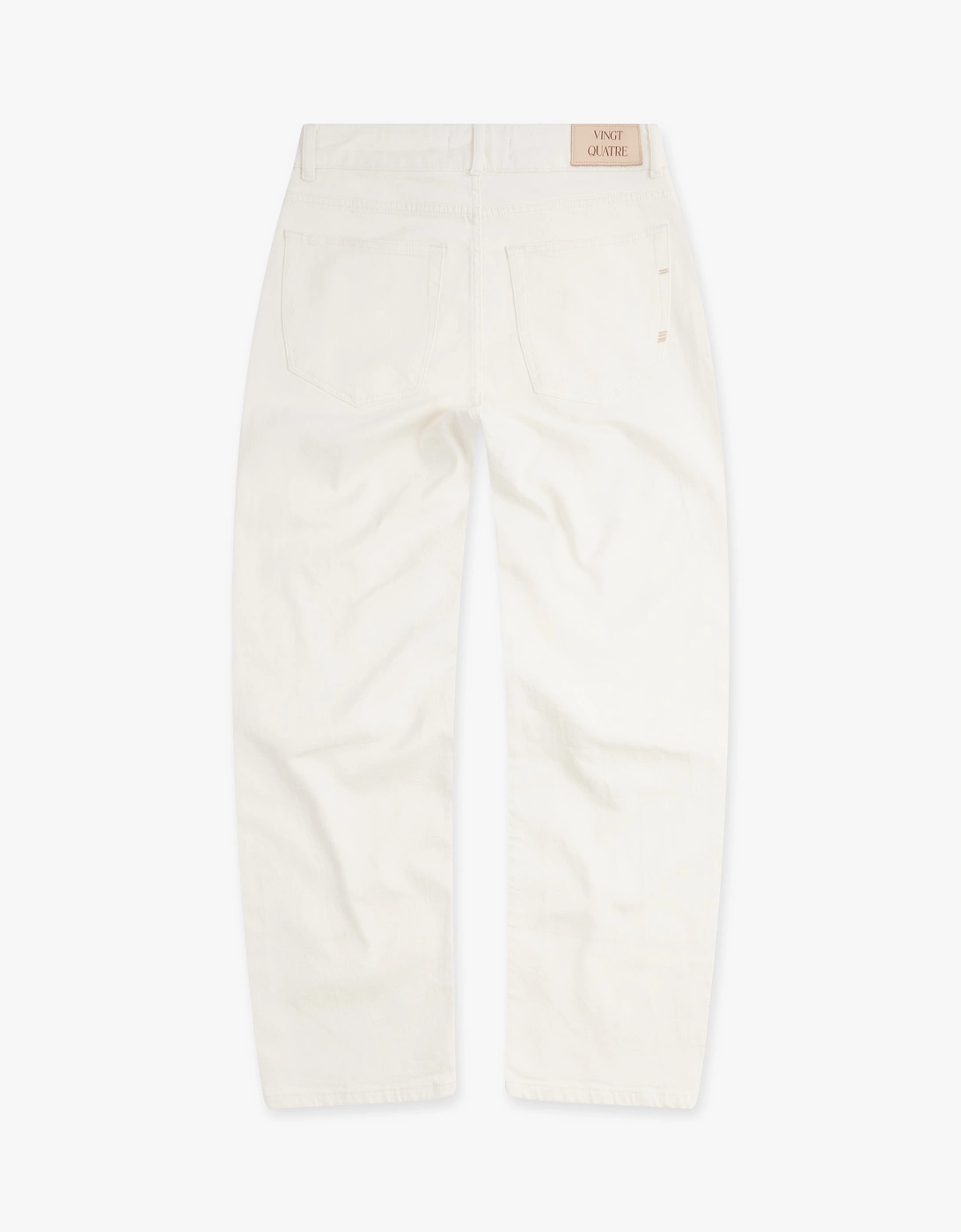 Vingt Quatre Straight Fit Chalk White Jeans