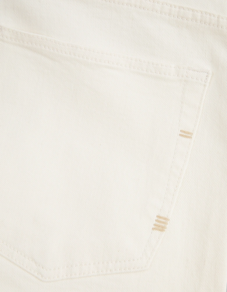 Vingt Quatre Straight Fit Chalk White Jeans