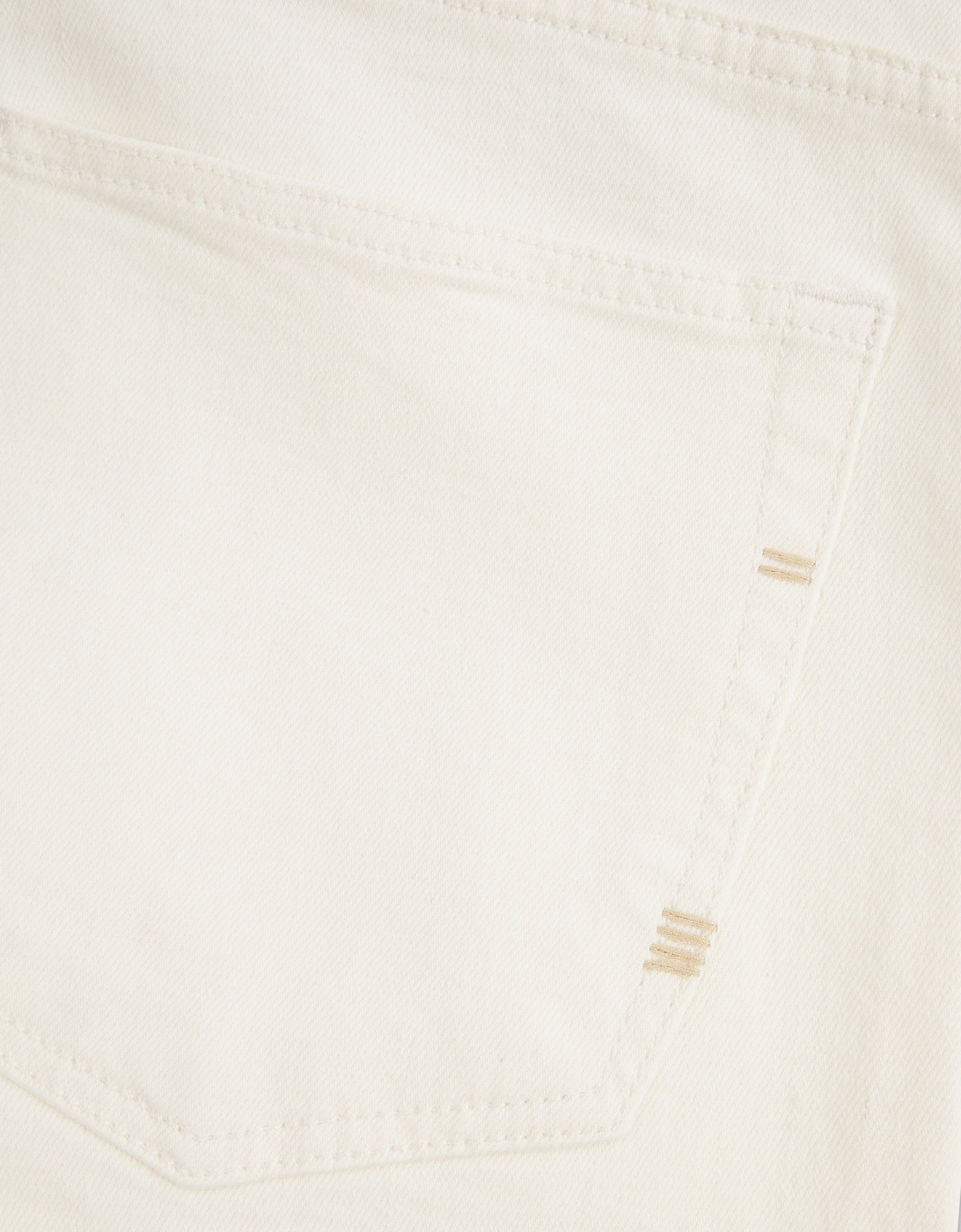 Vingt Quatre Straight Fit Chalk White Jeans