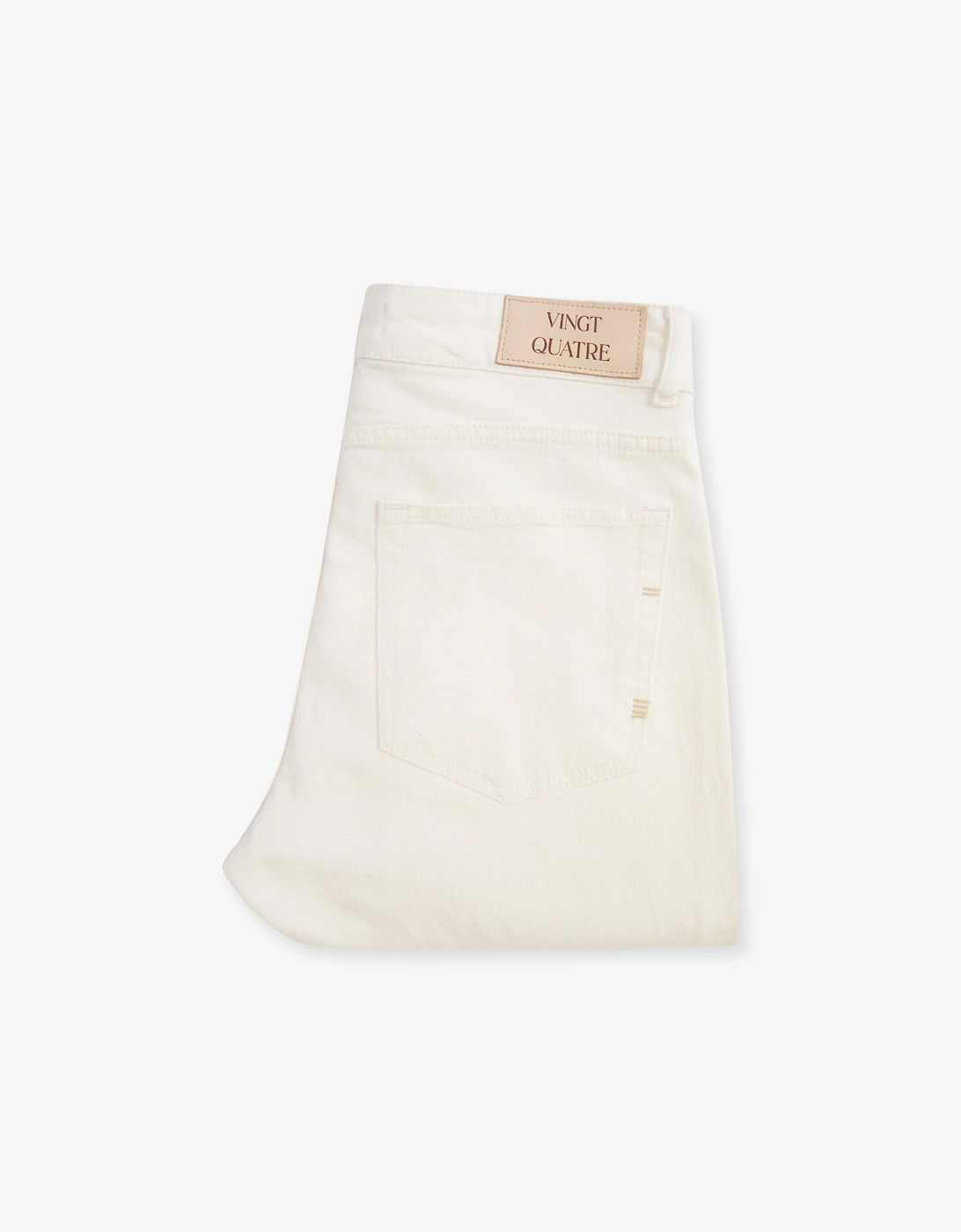 Vingt Quatre Straight Fit Chalk White Jeans