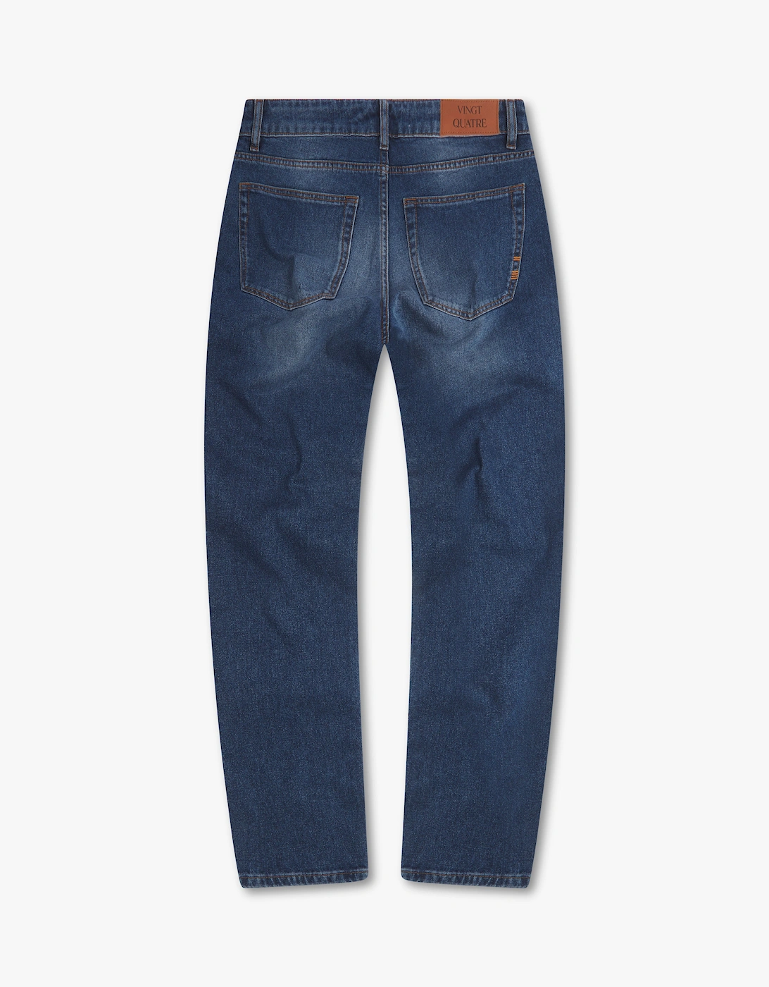 Vingt Quatre Slim Fit Mid Blue Jeans